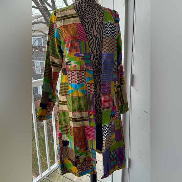 Colorful Patchwork Jacket - Multicolor - Picture 2 of 8